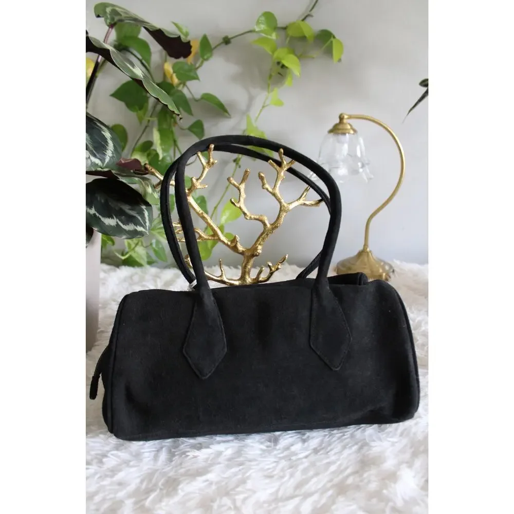 Free People Black Soft Structured Bowling Bag Tote NWT MSRP $78